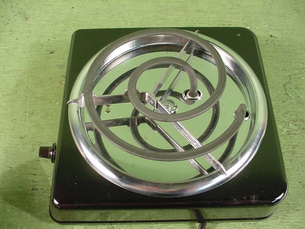 Vintage Munsey Buffet Range Single Electric Burner 1100 watt model 901 - Fresh Stock Dated February 2026