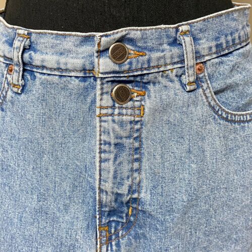 Vintage Denim Pencil Skirt Acid-Like Wash Women’s 8-10 - Fresh Stock Dated February 2026