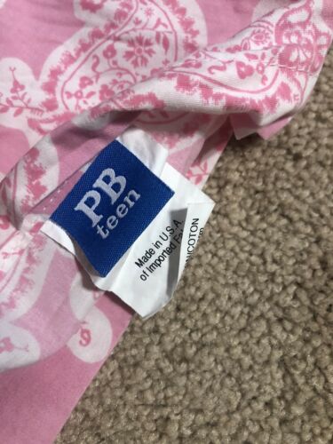 Pottery Barn Teen Pink Paisley Pillow Sham - Fresh Stock Dated December 2025