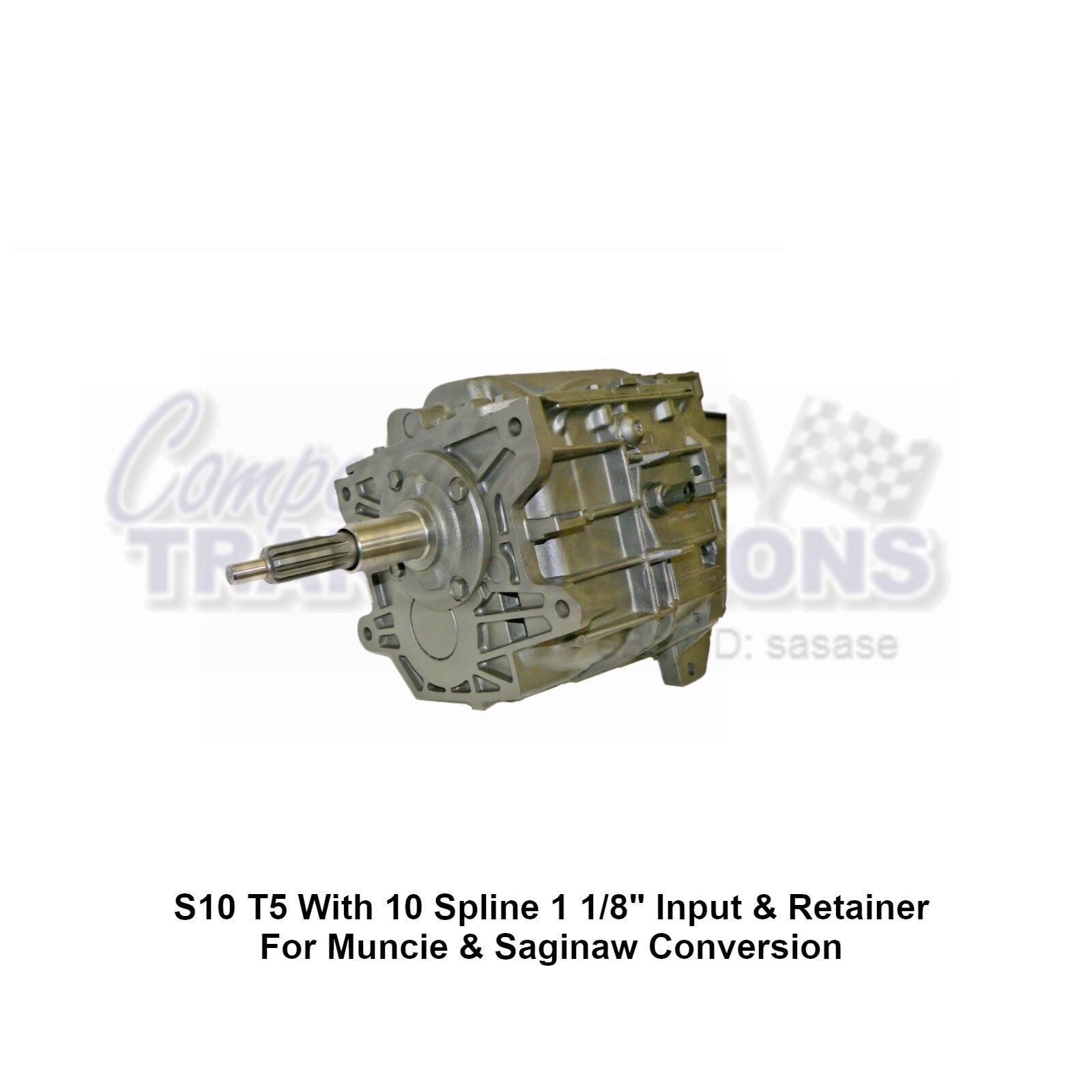T5 S10 To Muncie/Saginaw Conversion Transmission REBUILT w/ Mechanical Speedo - Fresh Stock Dated February 2026
