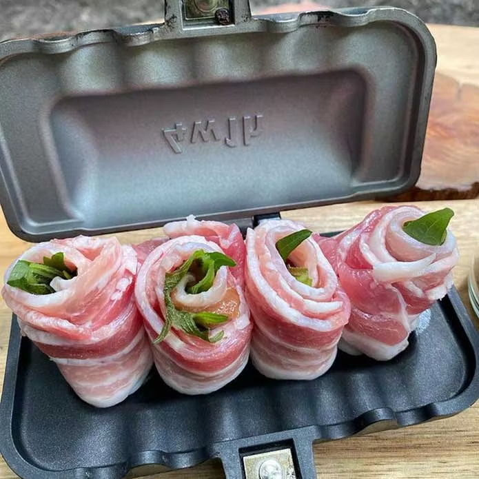 4W1H Hot Sand Solo Compact Grilled Sandwich Maker Tsubame sanjo Kitchen Used - Fresh Stock Dated February 2026