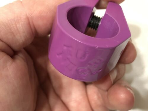 TUF NECK SEAT POST CLAMP LAVENDER PURPLE OLD SCHOOL BMX - Fresh Stock Dated December 2025