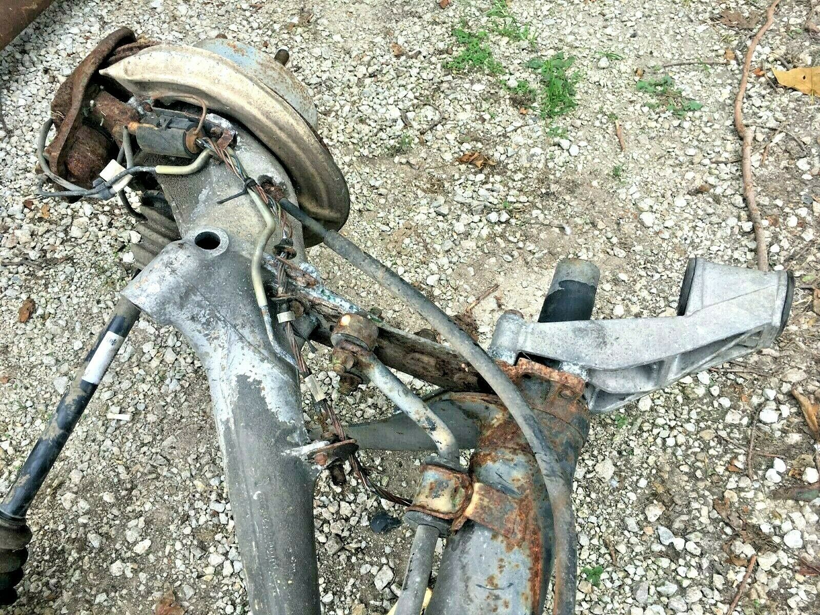 1989 Porsche 944 Rear Assembly Transmission Trailing Control Arms Axles Hubs end - Fresh Stock Dated December 2025