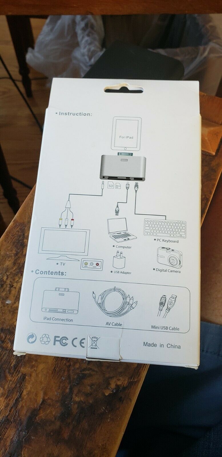 NOB 5 in 1 card reader camera connection kit for ipad2,iphone4,ipad. - Fresh Stock Dated February 2026