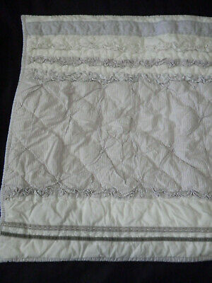 Pottery Barn Kids Bridgette Ruffle Standard Sham Purple Velvet Stripe Tie Close - Fresh Stock Dated December 2025