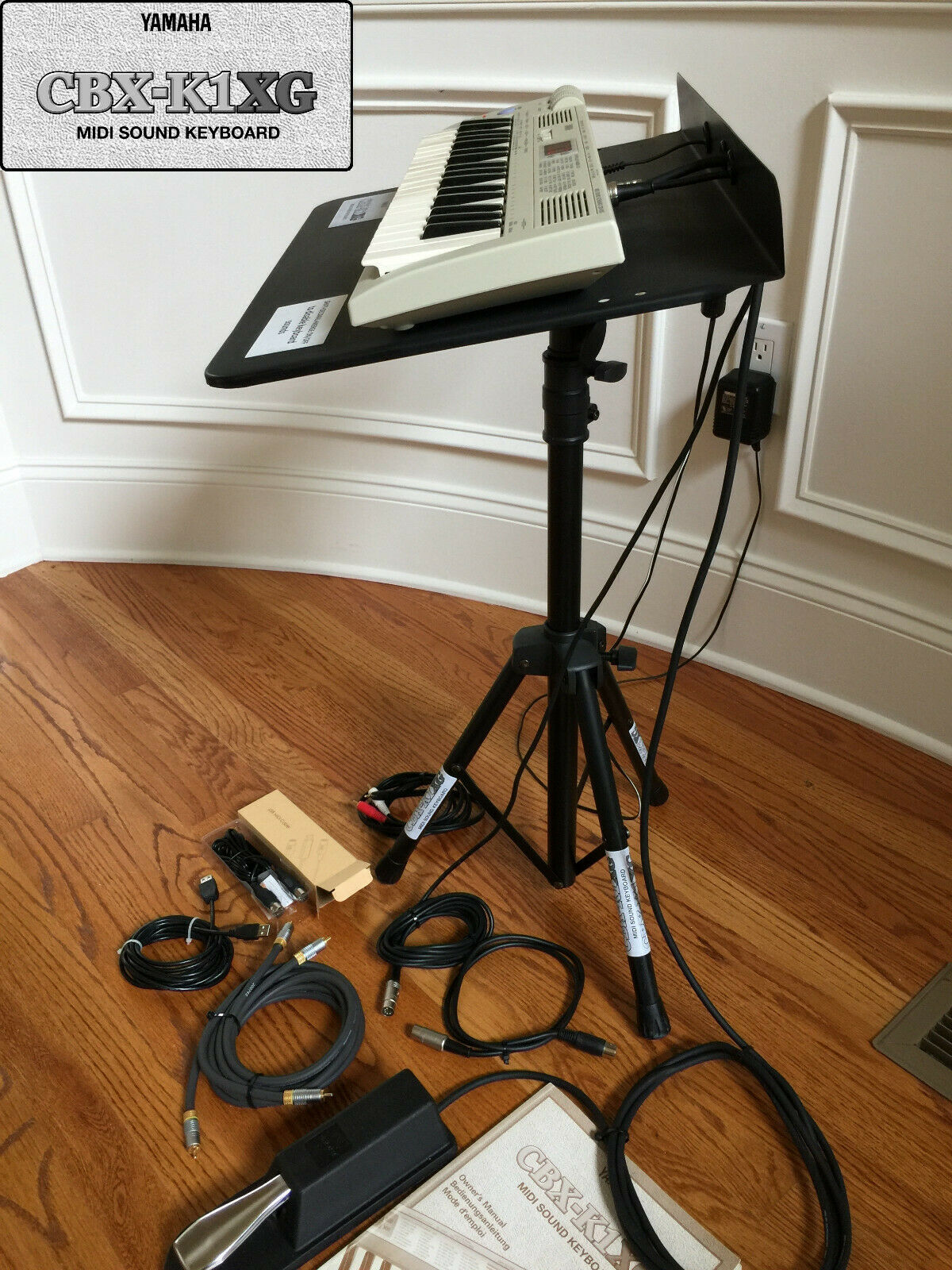 Yamaha CBX-K1XG MIDI Controller/Sound Keyboard, stand, sustain pedal, MIDI-USB - Fresh Stock Dated February 2026