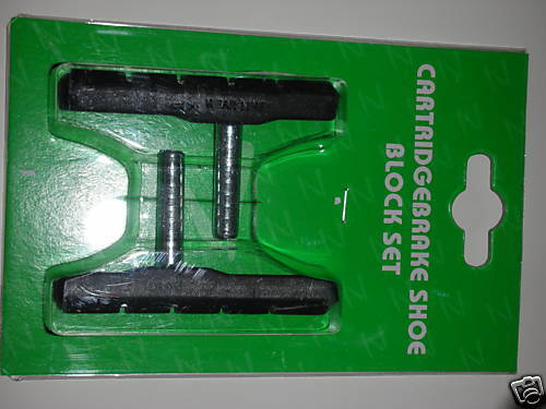 BICYCLE BIKE BMX MTB Cartridge Brake Shoe Block Pad NEW - Fresh Stock Dated February 2026