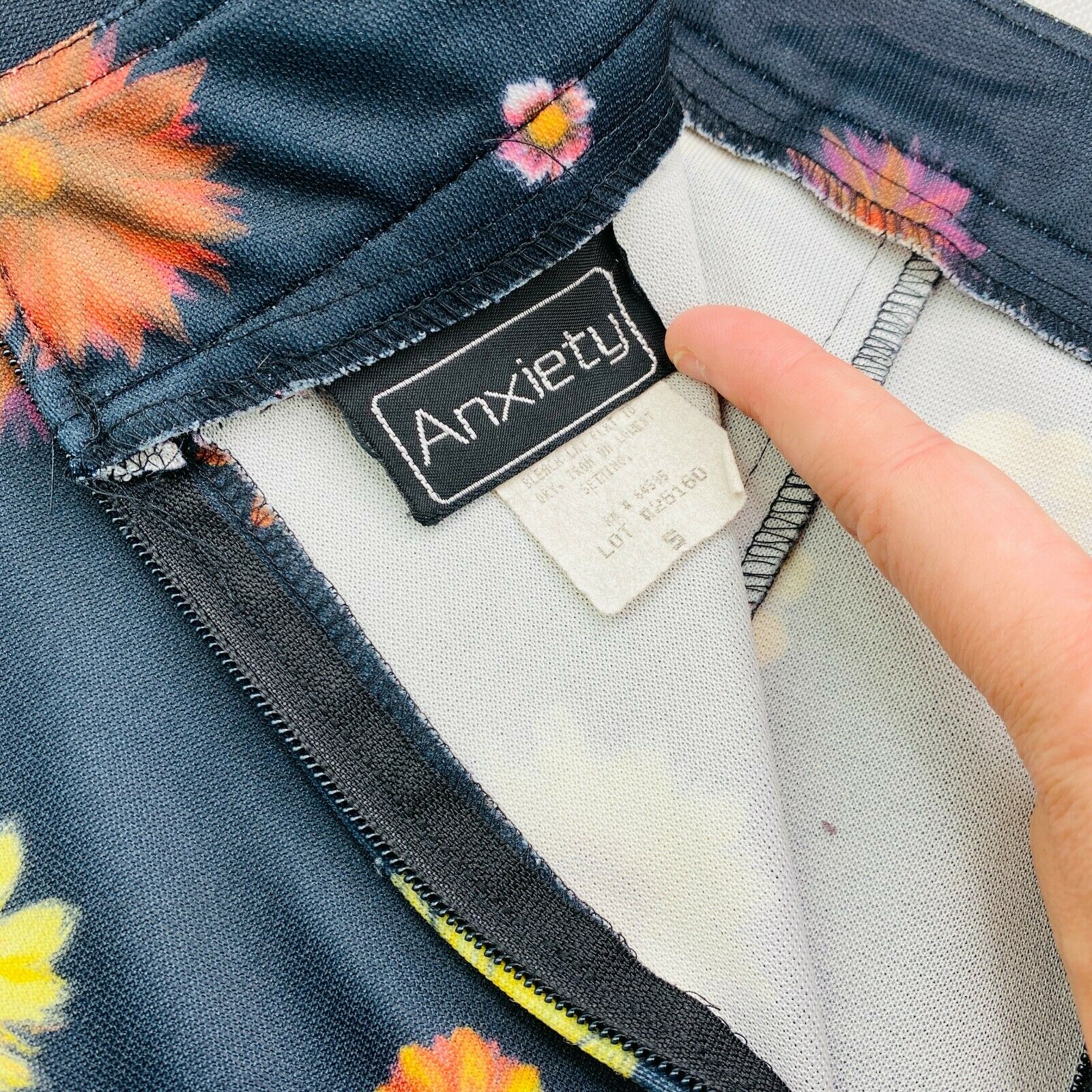 Vintage 90s Daisy Mini Skirt Womens Small Junior 7 A-Line Stretch Clueless Y2K - Fresh Stock Dated December 2025