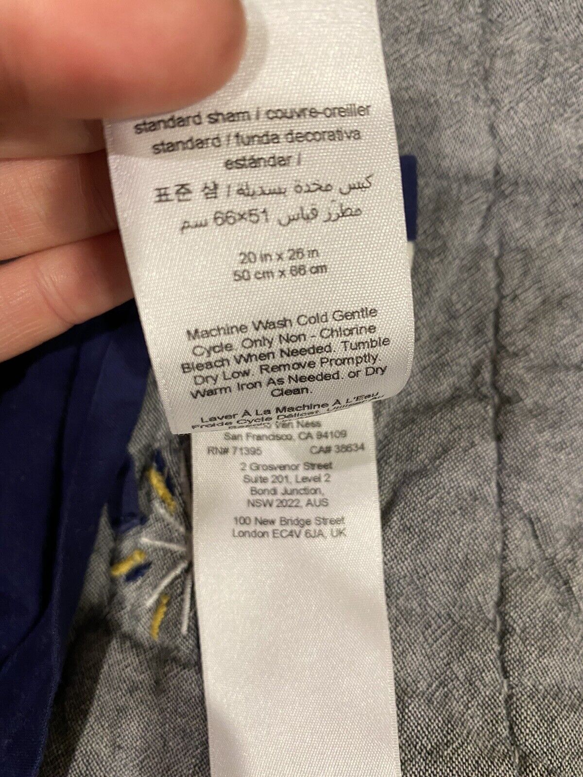 Pottery Barn Kids Planet/OuterSpace/Stars Quilted Shams-set of 2-Sz 20”X 26” - Fresh Stock Dated February 2026