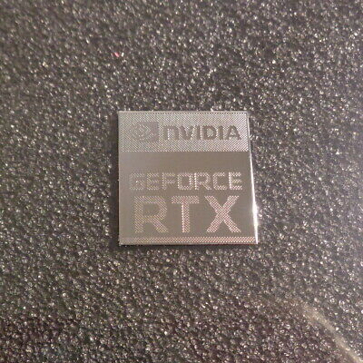 Graphics nVidia GeForce RTX Label / Aufkleber/ Sticker / Logo 17x18mm [465b] - Fresh Stock Dated December 2025