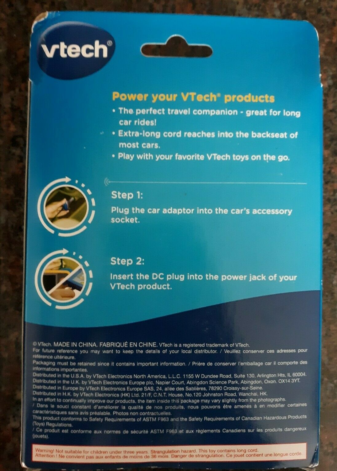 vtech Car Adaptor - NEW - Genuine InnoTab MobiGo V.Reader  Adapter - Fresh Stock Dated February 2026