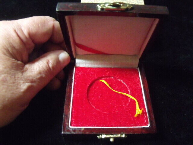 The original wooden box for 1991 China proof silver panda coin (no coin,no COA) - Fresh Stock Dated February 2026