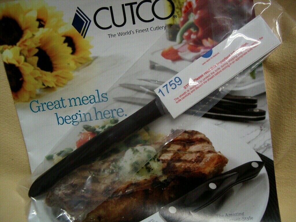 Cutco Table / Steak Knife #1759 KV ~ BRAND NEW SEALED IN PLASTIC! - Fresh Stock Dated December 2025