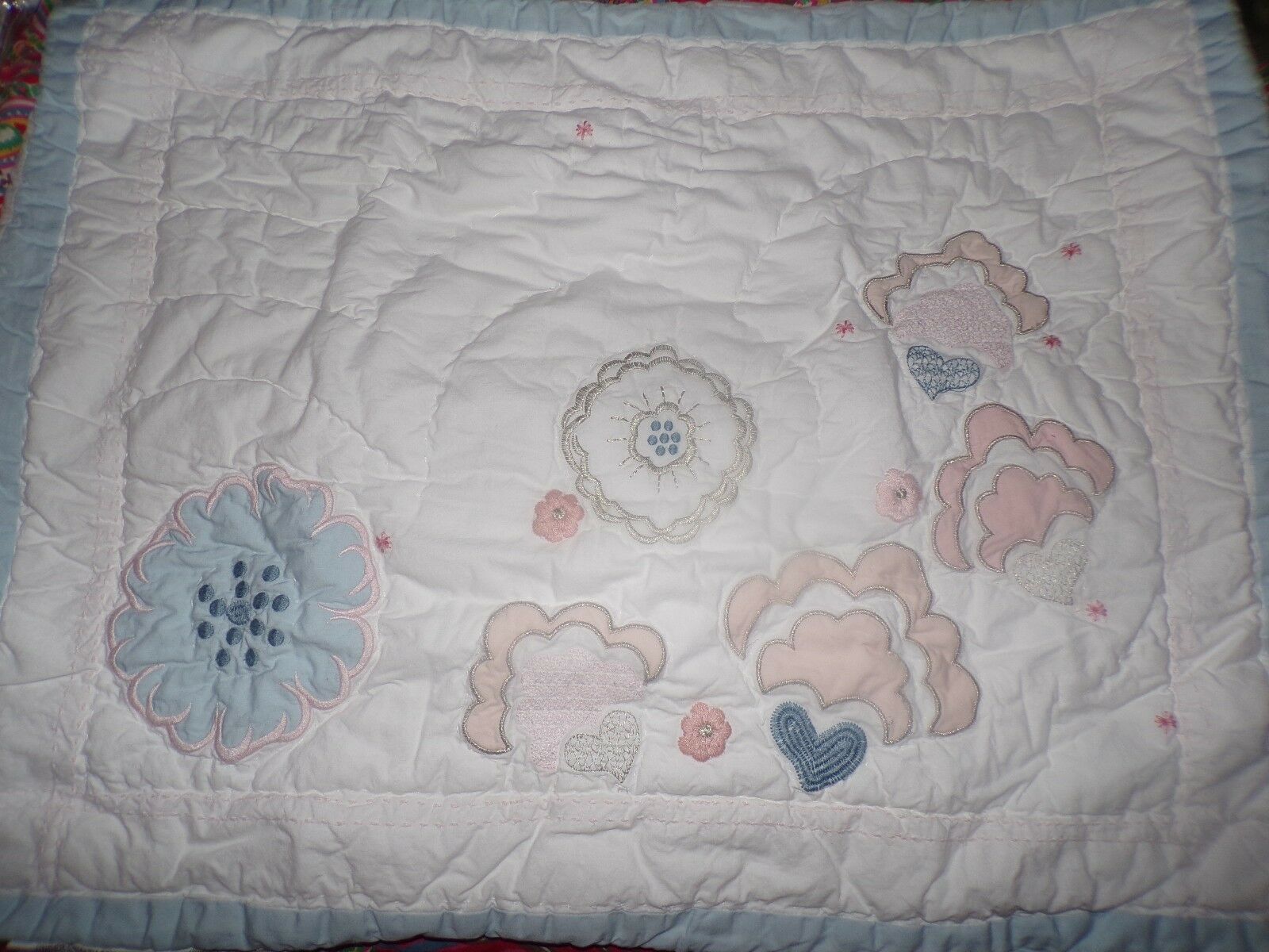 1 POTTERY BARN KIDS CLARA QUILTED SHAM, 1 STANDARD , NEW - Fresh Stock Dated February 2026
