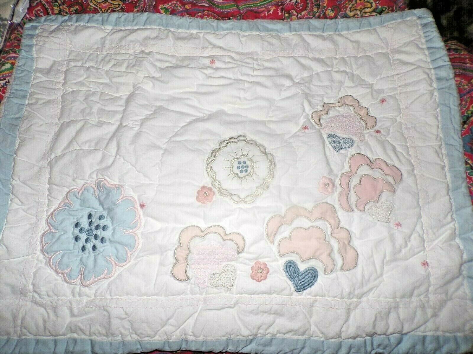 1 POTTERY BARN KIDS CLARA QUILTED SHAM, 1 STANDARD , NEW - Fresh Stock Dated February 2026
