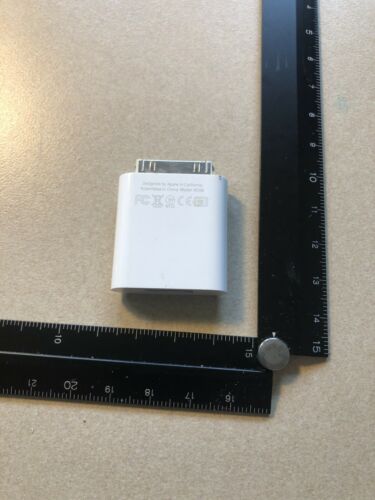 Genuine Apple Adapter A1358 USB to 30-pin  USED - Fresh Stock Dated February 2026