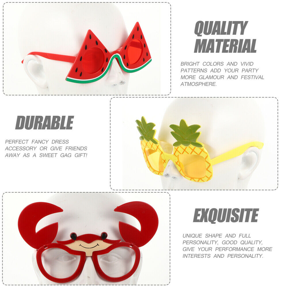4pcs Funny Amusing Creative Novelty Party Glasses Photo Props Eyeglasses - Fresh Stock Dated February 2026