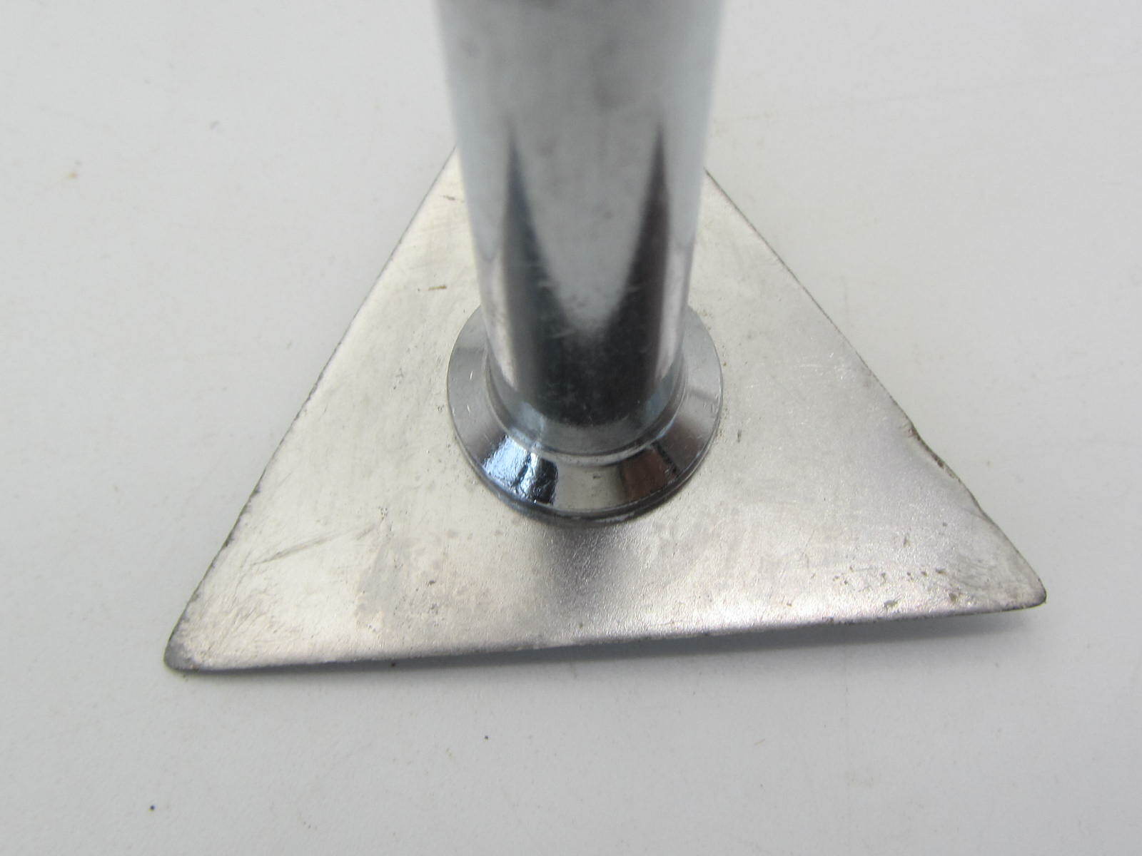 Vintage Triangular Paint Scraper Wood Handle 8.75