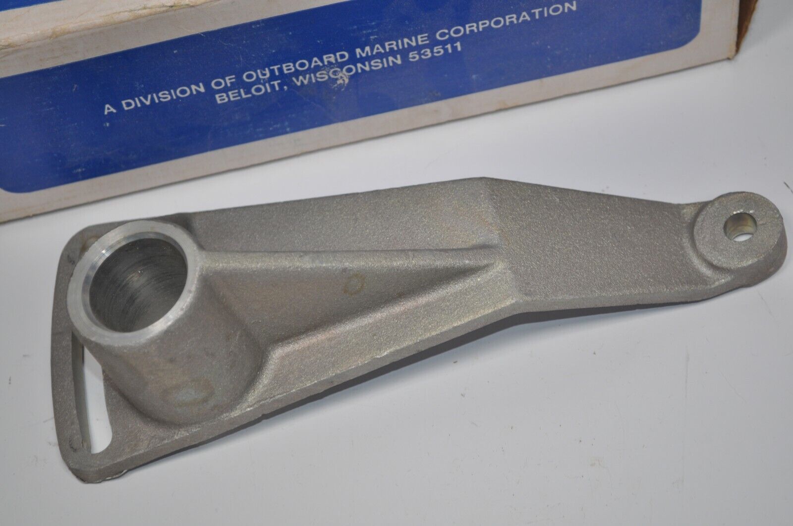 NOS OMC Idler Pulley Bracket Part# 910492 / 0910492 - Fresh Stock Dated February 2026