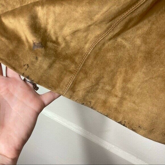 Vintage Maurizio Pecoraro 100% calfskin leather skirt women's size 6 midi italy - Fresh Stock Dated February 2026