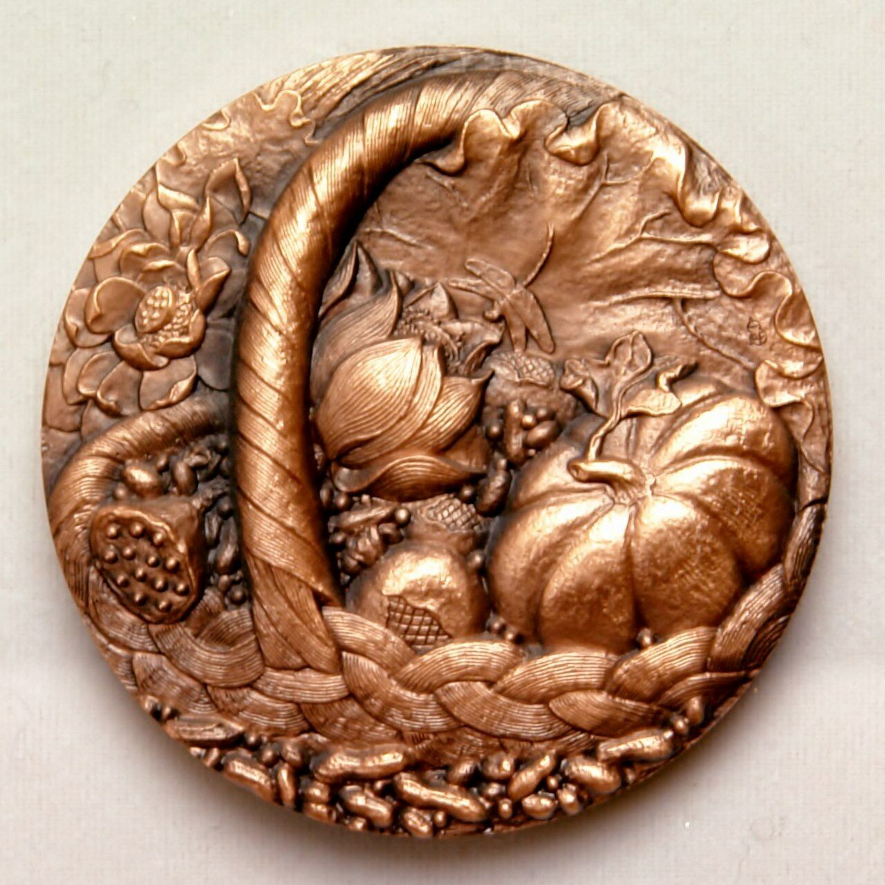 China ShenYang Mint 2013 Auspicious Sign Boy Unicorn Bronze Medal Coin COA - Fresh Stock Dated February 2026