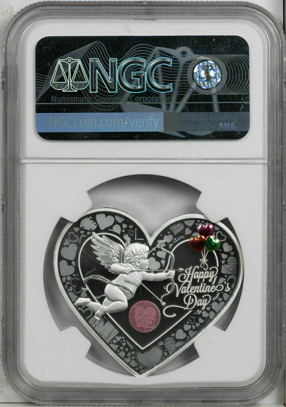 2019 CHINA 25g SILVER VALENTINES DAY-PANDA NGC PF 70 ULTRA CAM FINEST KNOWN - Fresh Stock Dated February 2026