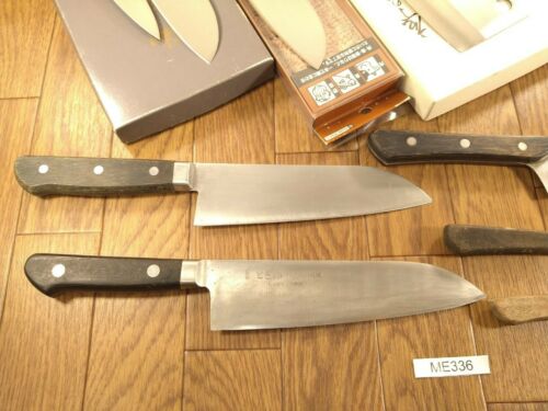 Damaged Lot of Japanese Chef's Kitchen Knives hocho set from Japan ME336 - Fresh Stock Dated December 2025
