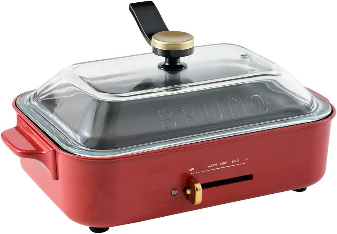 BRUNO Glass Lid for BRUNO Compact Hot Plate BOE021-GLASS 37599 JAPAN IMPORT - Fresh Stock Dated February 2026