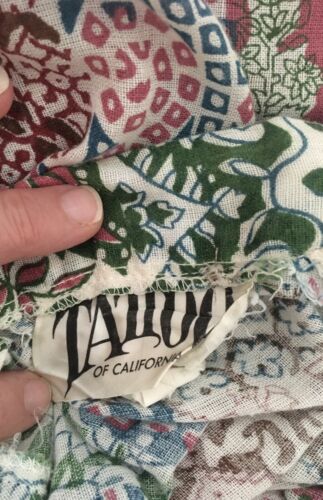 Vtg 70’s J.M. Tattoo Of California~Dress Kerchief Top Maxi Skirt 4/6 Hippie Rare - Fresh Stock Dated February 2026