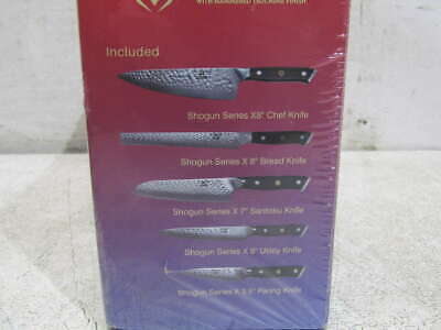 Dalstrong 5 Piece Block Set Shogun Series X Black AUS-10V - Fresh Stock Dated December 2025