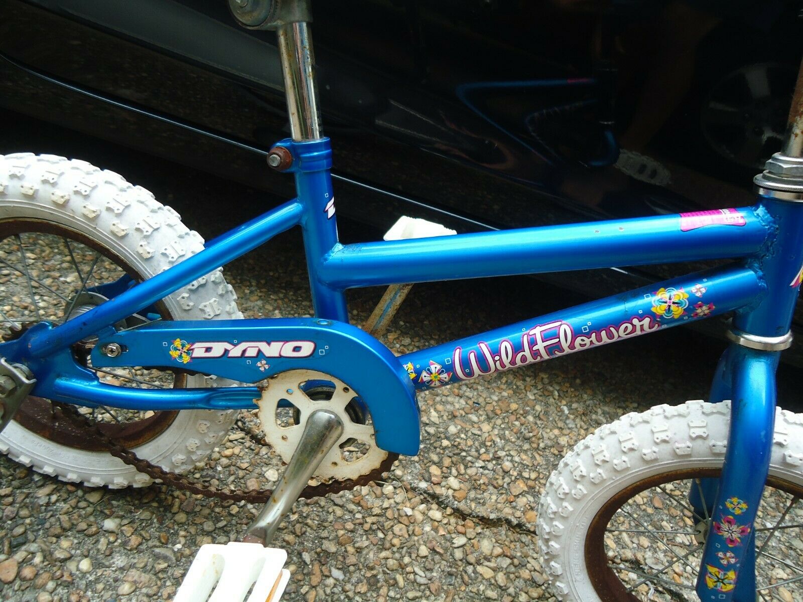 vintage DYNO wild flower girls kids bike bicycle 12.5 tires, 9 inch frame - Fresh Stock Dated February 2026