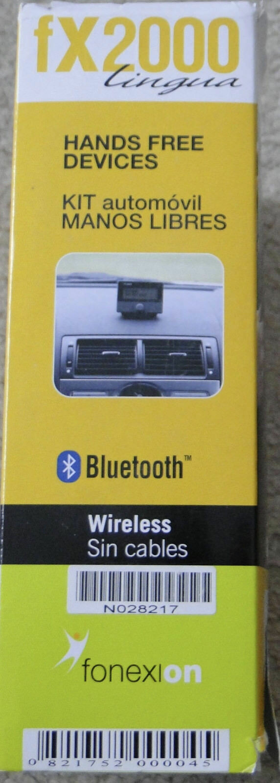 Fonexion Fx2000 Lingua - Hands Free Bluetooth Car Kit, Brand New, FREE SHIPPING - Fresh Stock Dated December 2025