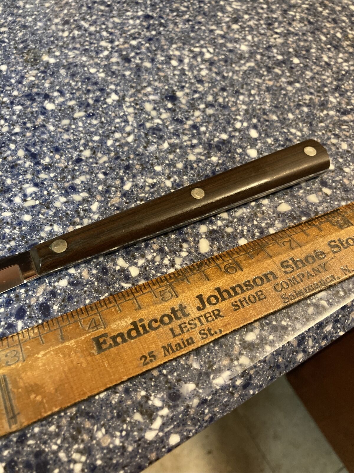 CUTCO 47 Pat No 2147079 SMOOTH EDGE STEAK KNIFE MID CENTURY WOOD - Fresh Stock Dated December 2025