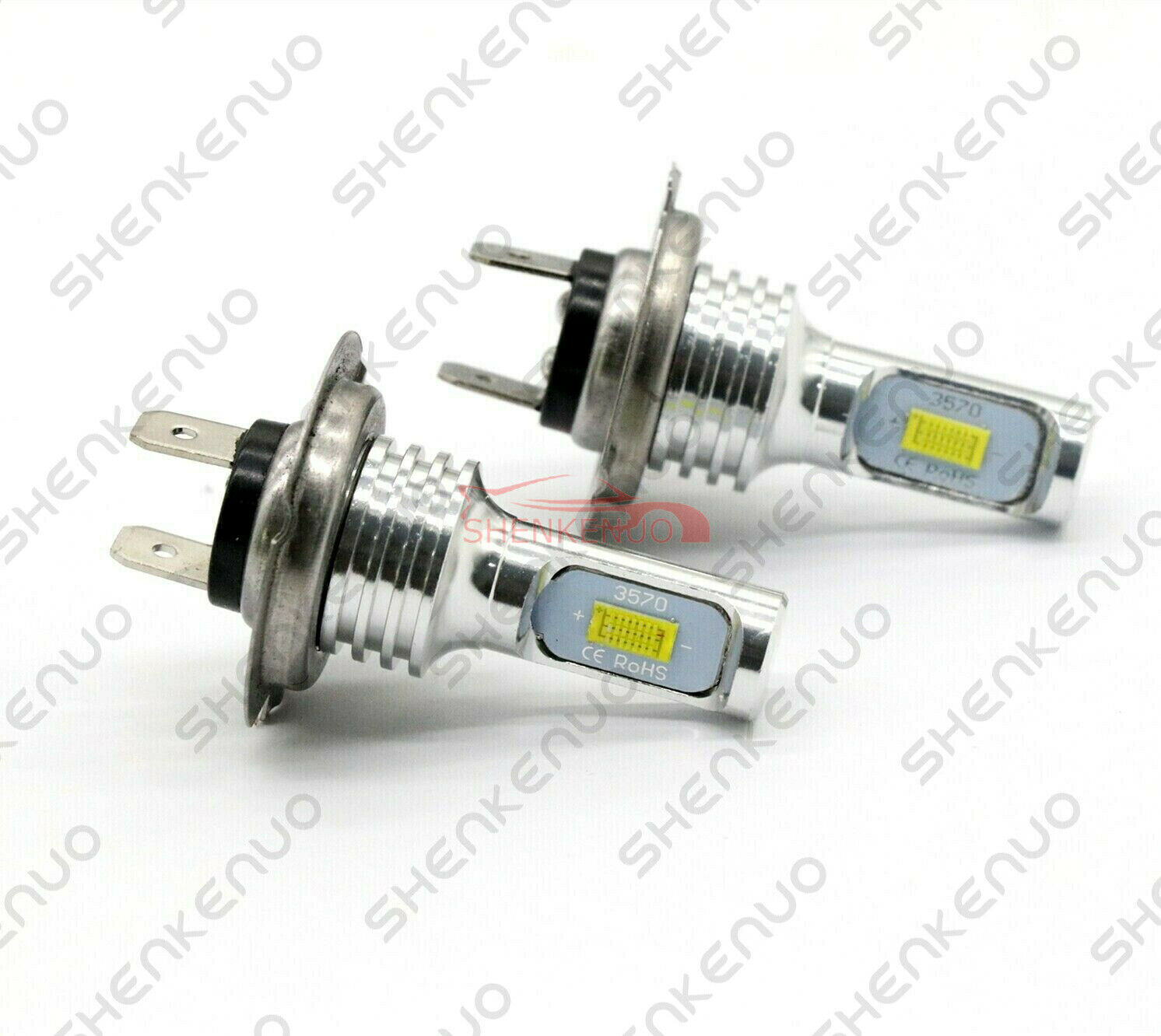 For Honda Goldwing GL1800 2001-2016 White Projector Lens 16 LED Headlight Bulbs - Fresh Stock Dated February 2026