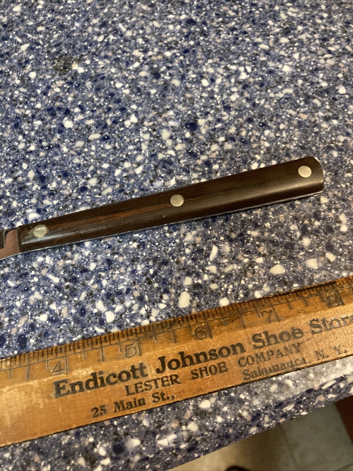 CUTCO 47 Pat No 2147079 SMOOTH EDGE STEAK KNIFE MID CENTURY WOOD - Fresh Stock Dated December 2025