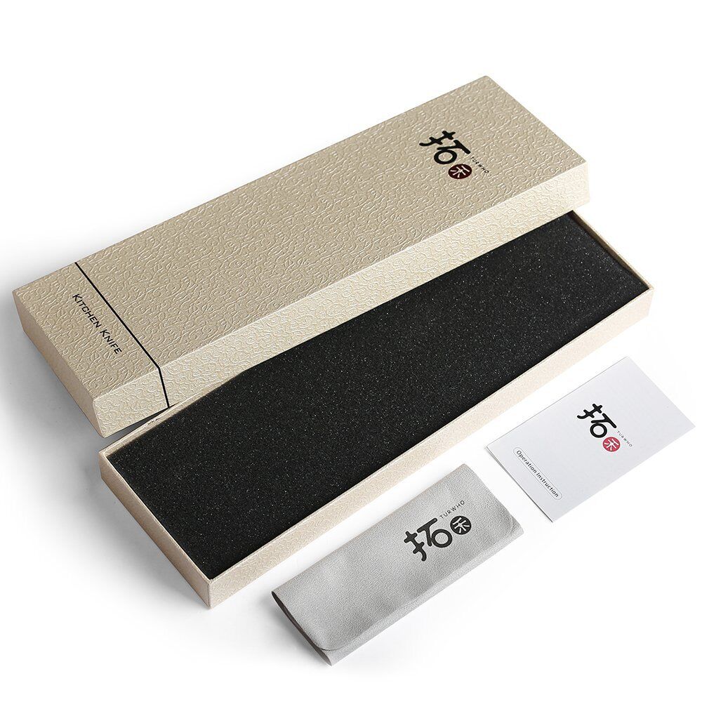 TURWHO 7inch Cleaver Knife 67-Layer Japanese VG10 Damascus Steel Chef Knives - Fresh Stock Dated December 2025