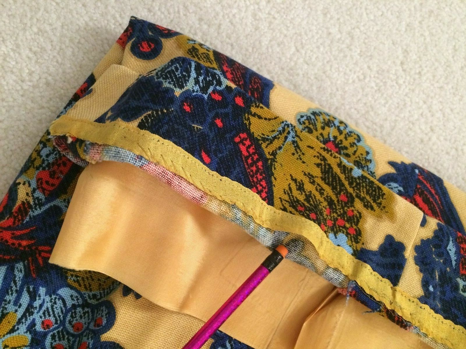 VTG RICCO California Designs High-Waisted Floral Tapestry Pencil Skirt By Enri S - Fresh Stock Dated March 2026