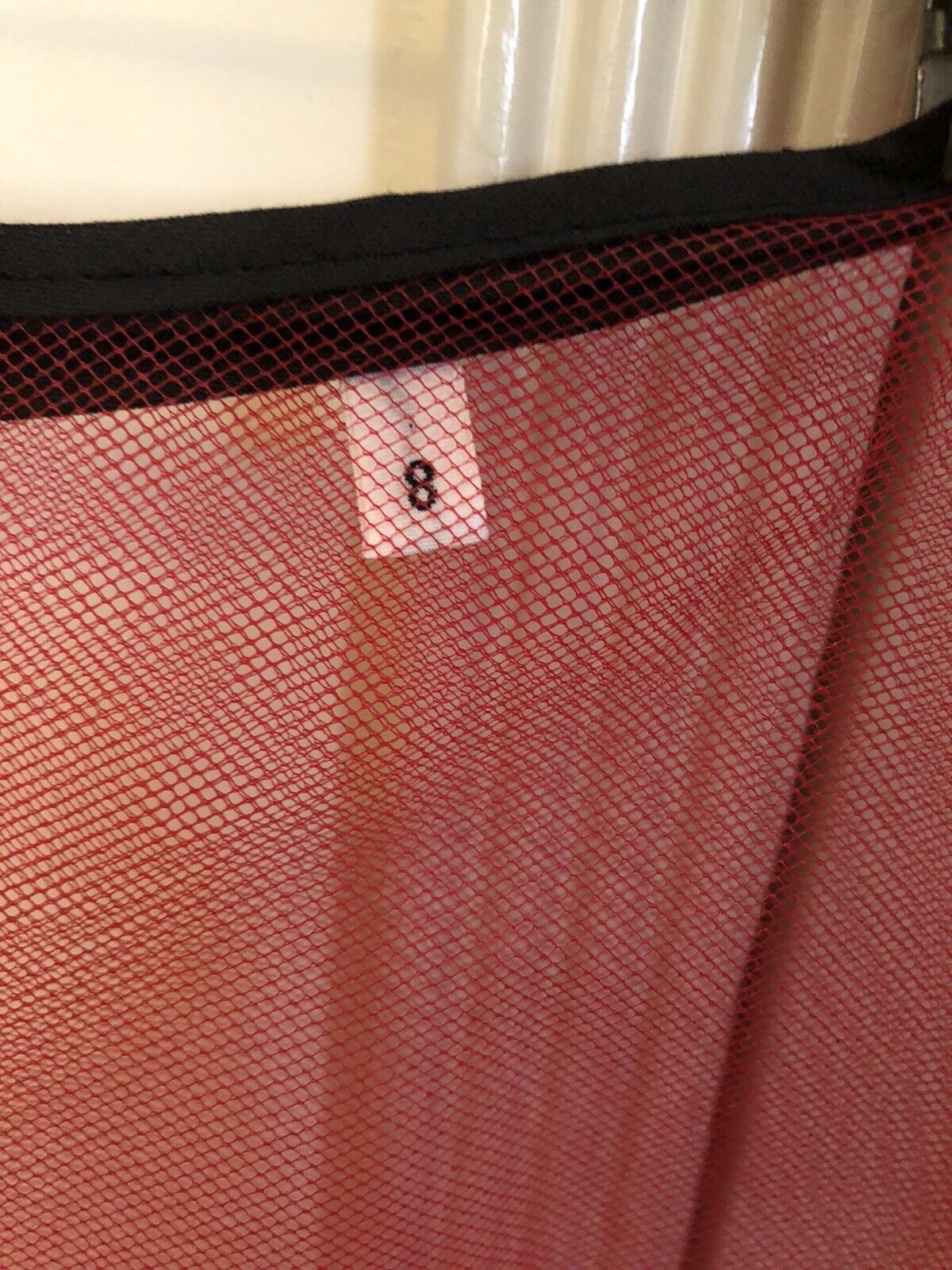 Vtg Bergdorf Goodman Farinae Collection Formal Long Red Skirt Belt Petticoat 8 - Fresh Stock Dated March 2026