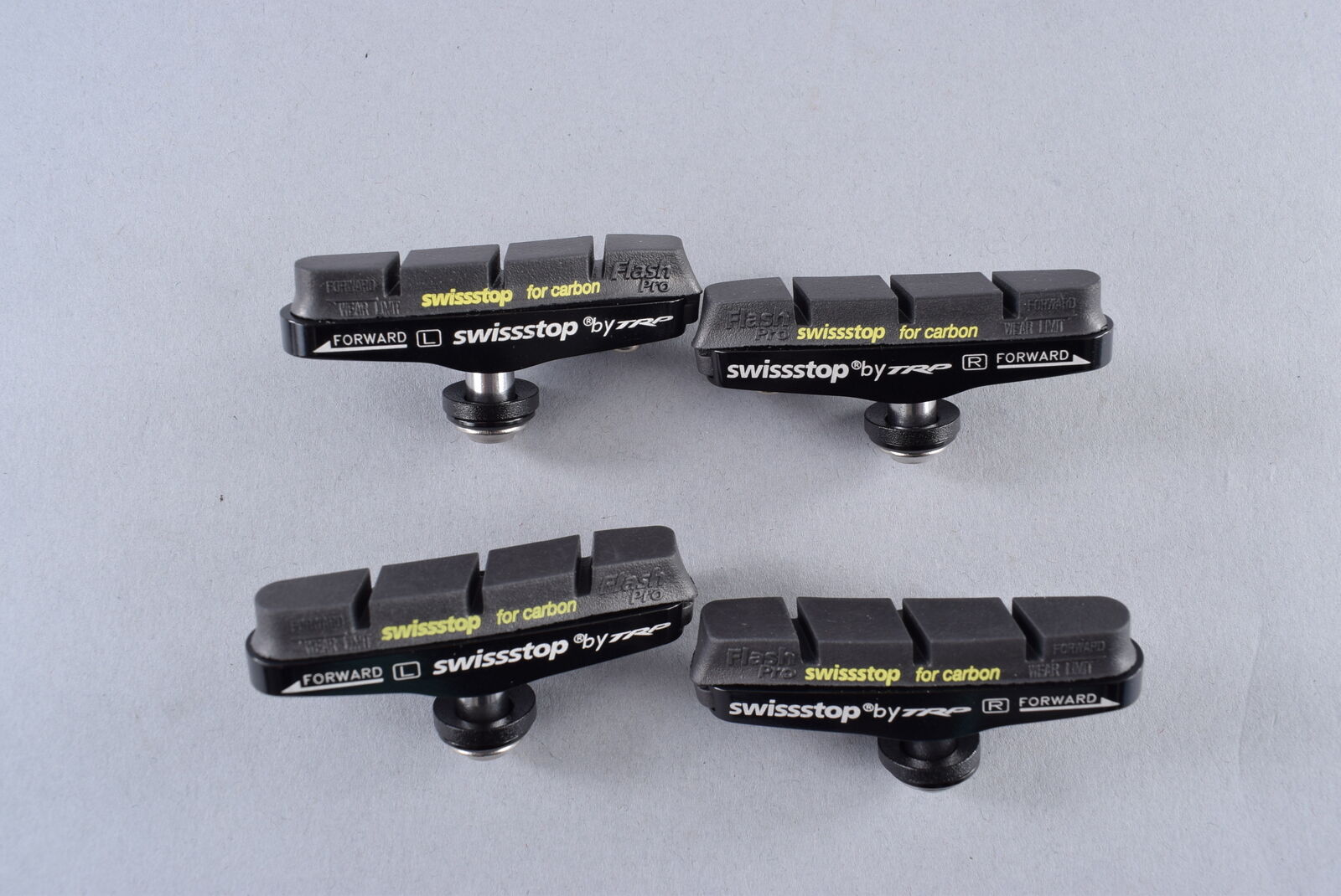 Two Pairs of Swissstop Brakes Pads for Carbon Rims Only Road Bike TRP Brakes - Fresh Stock Dated December 2025