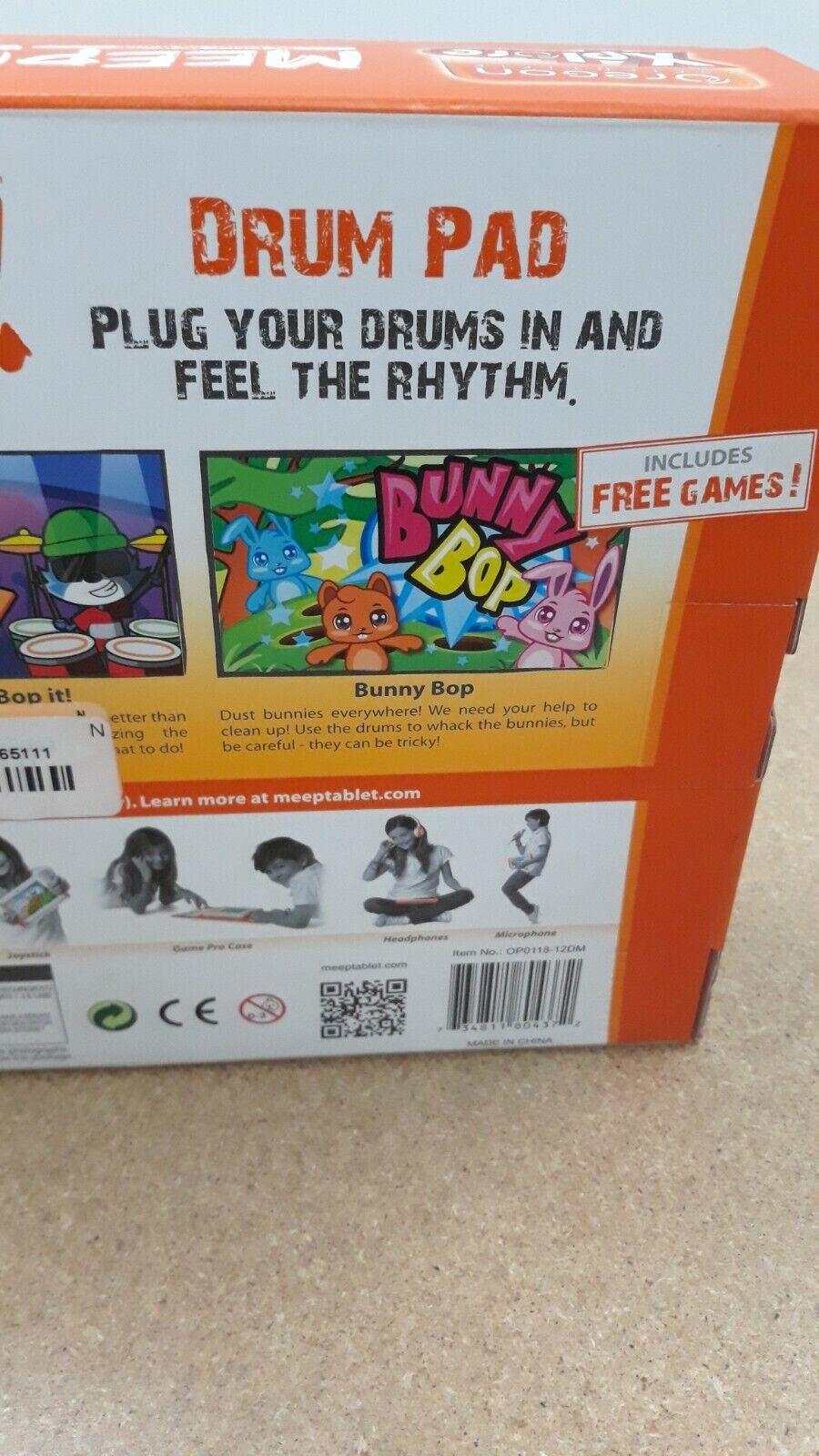 Oregon Scientific Xplore Meep! Drum pad. Includes free games - Fresh Stock Dated February 2026