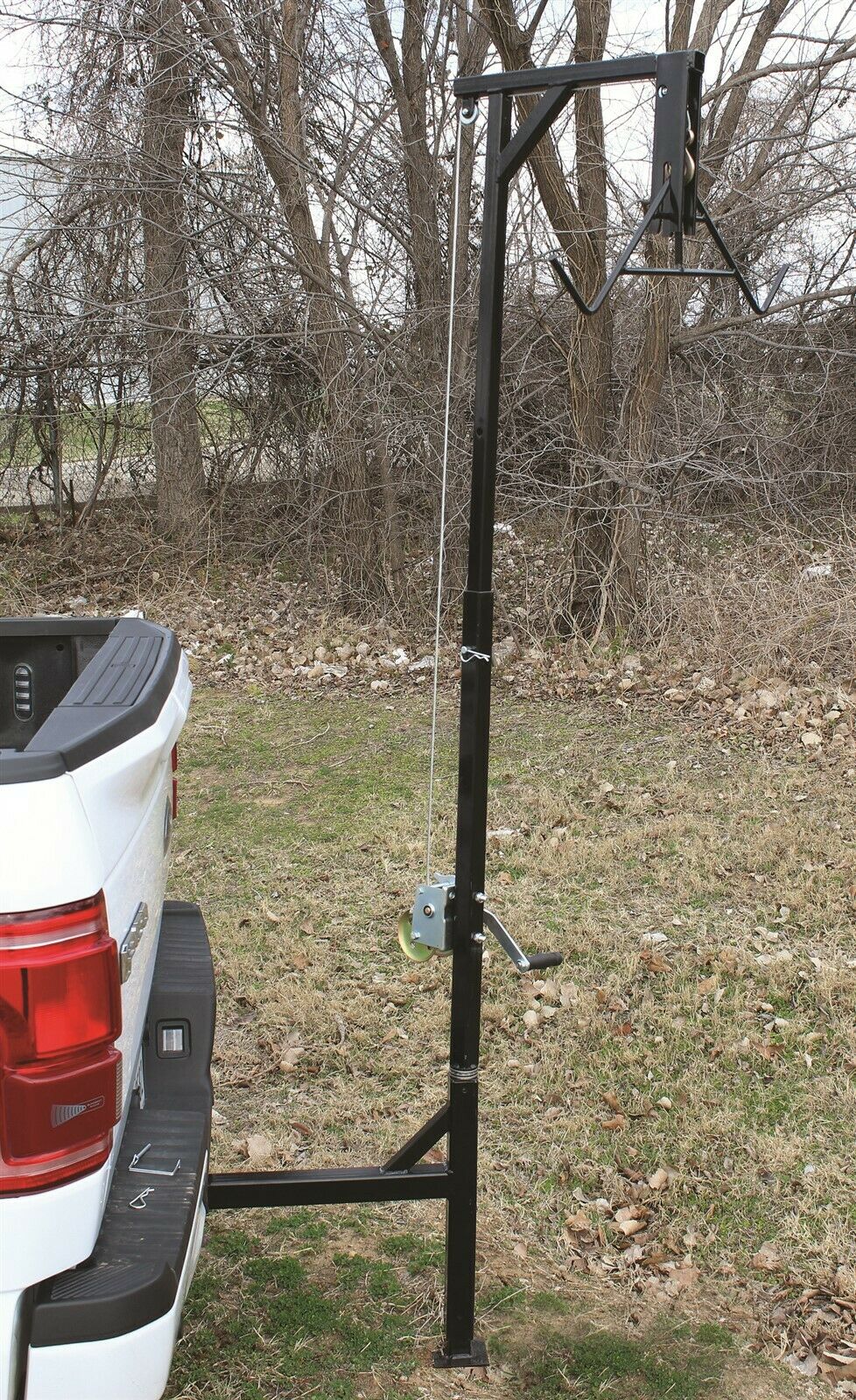 HME Products HME-HH Truck Hitch Deer Hunting Game Hoist w/Winch & Gambrel NEW - Fresh Stock Dated December 2025