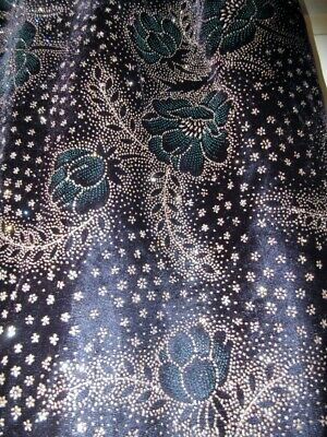 VTG Scott McClintock 10 Velvet Skirt Sparkle Floral Glittery Cocktail Party NWT - Fresh Stock Dated March 2026