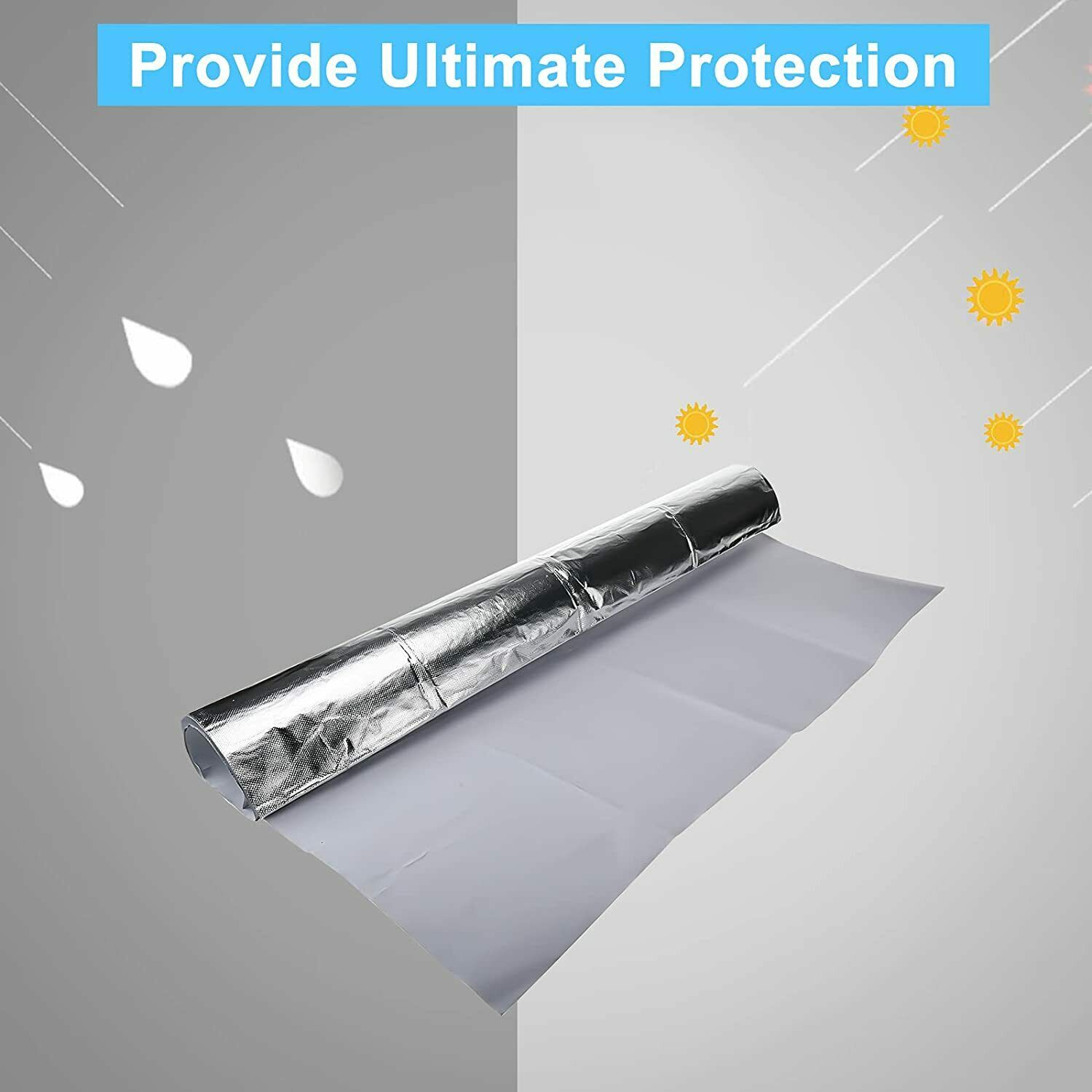 Aluminized Heat Shield Thermal Barrier Adhesive Backed Fiberglass Sheet 36x48in - Fresh Stock Dated February 2026