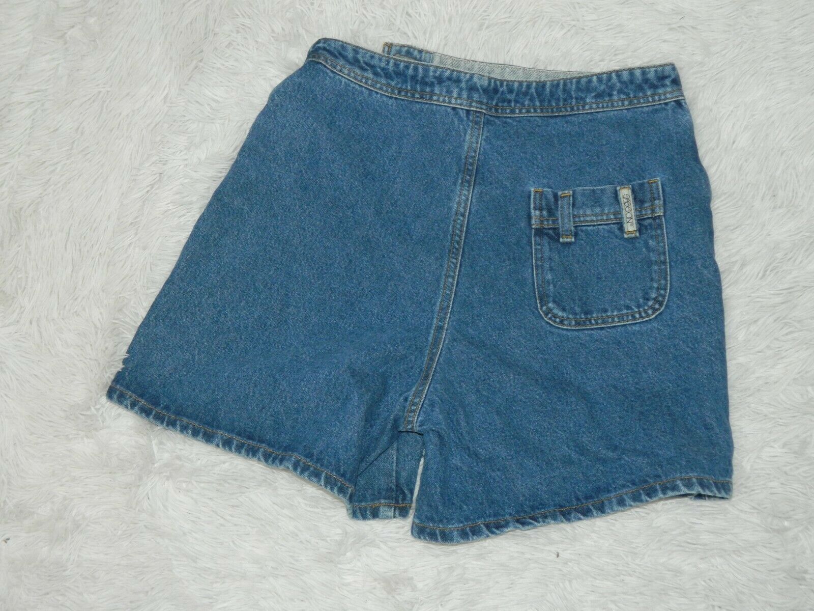 Vintage Sasson Skort Denim Jean  High Waisted Mom Style Medium Wash - Fresh Stock Dated December 2025