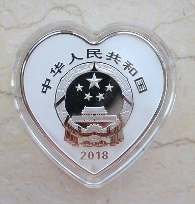 China 2018 30g Silver Coin - Chinese Auspicious Culture - Zhu Lian Bi He - Fresh Stock Dated December 2025
