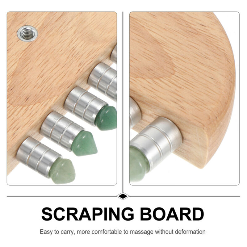 1Pc Simple Practical Portable Creative Jade Scraping Plate for Home - Fresh Stock Dated February 2026