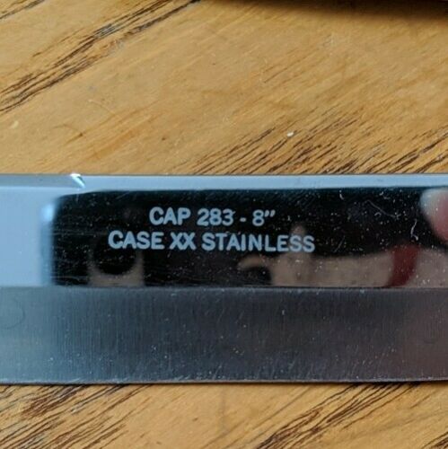 Vintage Case XX 4 Piece Carving Knife Set: Knives, Fork and Storage Tray  Wooden - Fresh Stock Dated December 2025