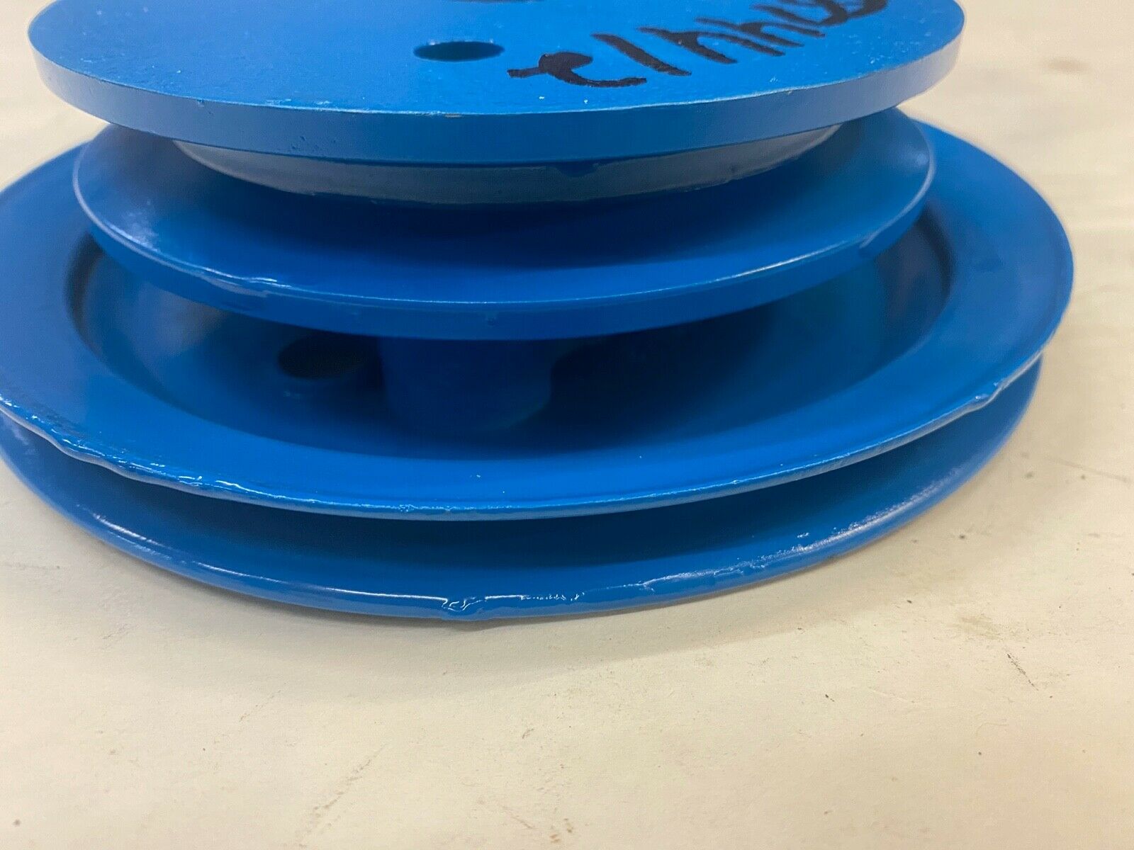 Crusader Pulley 3874412 Harmonic Balancer Mount for early 7.4 2 V Belt. Used / G - Fresh Stock Dated February 2026