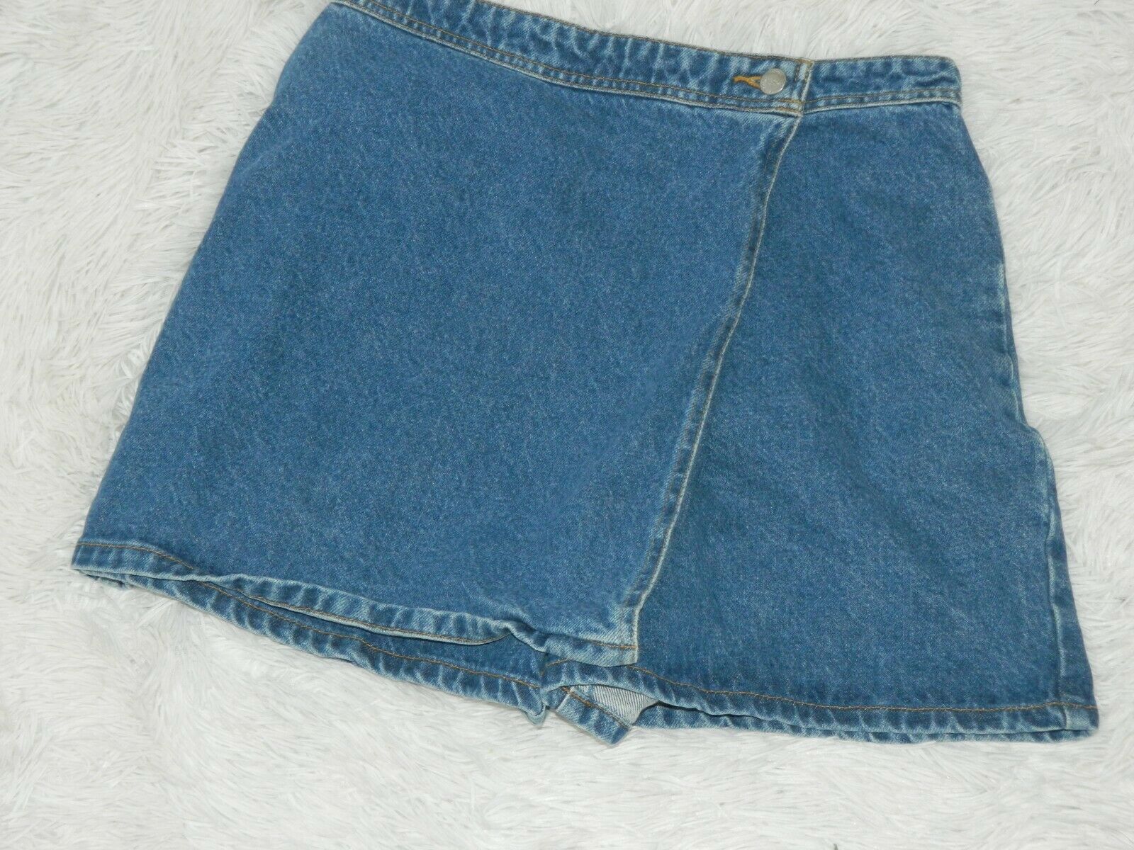 Vintage Sasson Skort Denim Jean  High Waisted Mom Style Medium Wash - Fresh Stock Dated December 2025