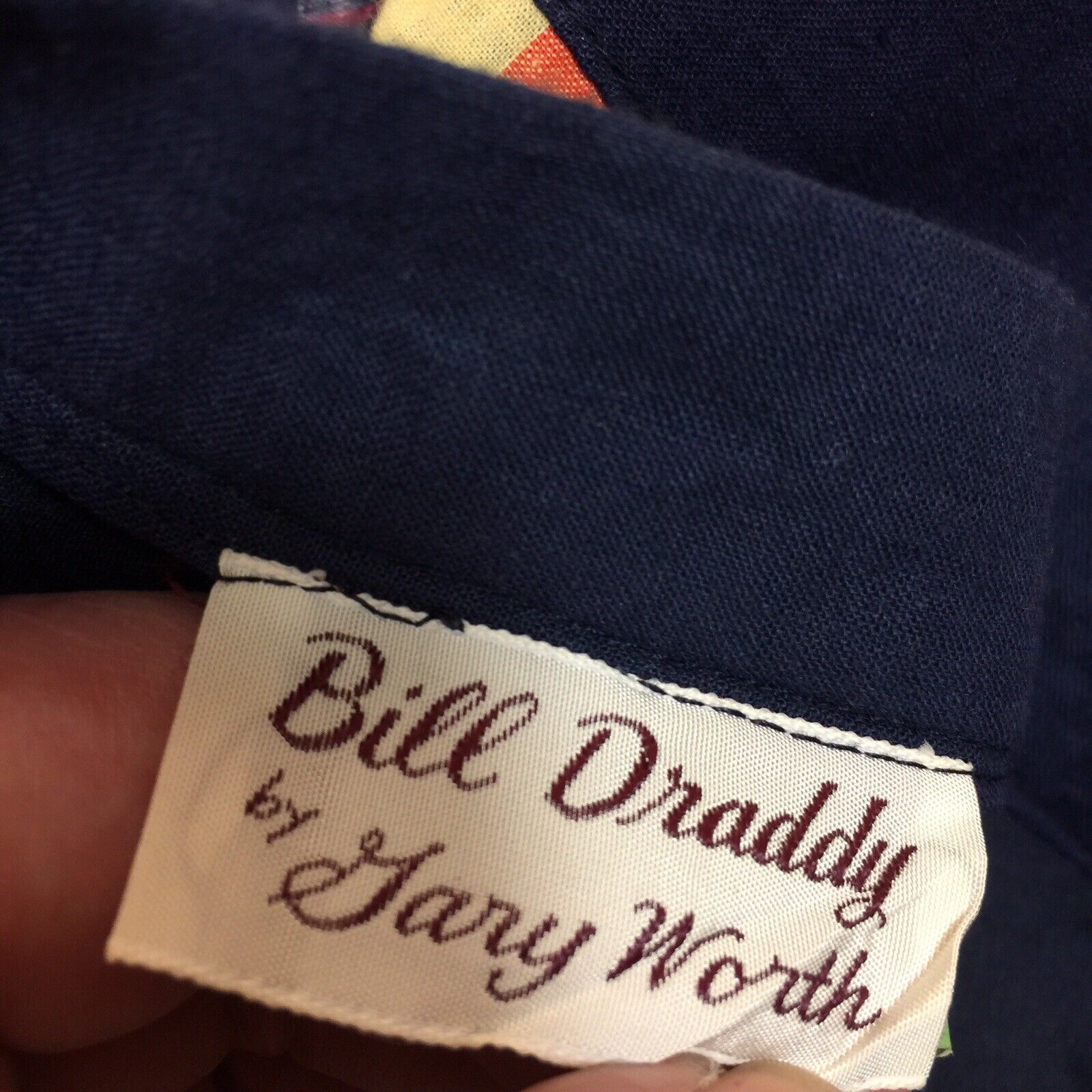 Vintage Patchwork Maxi Circle Skirt size M Plaids Checks Navy waist 28 length 44 - Fresh Stock Dated March 2026